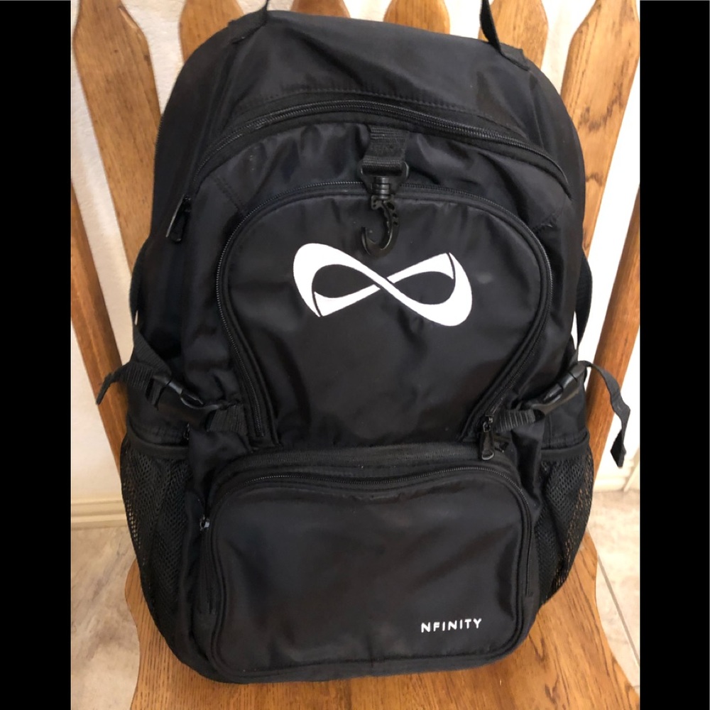 Black Infinity Cheer Backpack